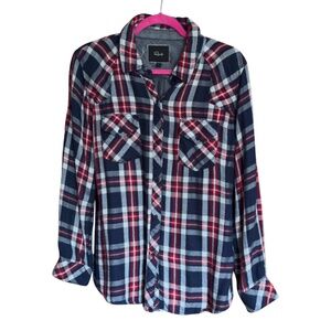 Rails Plaid Button Down